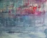 Anna Jakubiak-Sęk, Lake, 2016, 2016, akryl, płótno