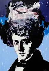 Fryderyk Chopin, 2015 by Katarzyna Misiórska, 2015, olej, płótno, sold May 2016