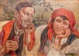 Wincenty Wodzinowski, Wiejska para