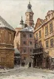 Warszawa by Władysław Chmieliński, olej, płótno, sold May 2016