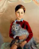 Rajmund Kanelba, Chłopiec z kotkiem, 1938 r.