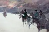 Jerzy Kossak, Odwrót Napoleona spod Moskwy