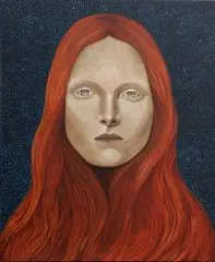 Katarzyna Kołtan, Ilayla, 2014, 2014, tempera żółtkowa, płyta