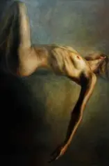 Sandra Arabska, Bez tytułu, 2015, 2015, olej, płótno