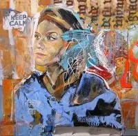 Marcelina Groń, Keep calm, 2016, 2016, akryl, płótno
