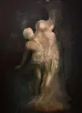 Łukasz Gierlak, Apollo i Dafne, 2015, 2015, olej, płótno