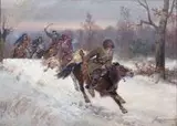 Jerzy Kossak, Pogoń za bolszewikami