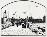 Łukasz Szajna, Sopot - Molo, tusz, offset, papier