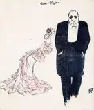 Karol Frycz, Psyche i Blaks, litografia barwna, papier