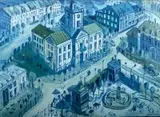 Kutno, 1993 r. by Edward Dwurnik, 1993, olej, płótno, 73, sold Nov 2015