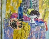 Juliusz Joniak, Martwa natura z winogronami, 2006 r., 2006, olej, płótno