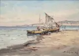 Eugeniusz Dzierżencki, Łodzie na plaży