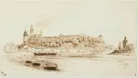 Frederick Farrell, Widok na Wawel od strony Wisły