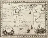 Erik J. Dahlberg, Ichnographia Castelli Pillav et adiacentium locorum?, Plan twierdzy Piława i Zalewu Wiślanego, Norymberga, 1729 r., miedzioryt