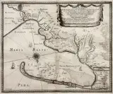 Erik J. Dahlberg, Tabula Geographica exhibens districtum?, Mapa Zatoki Puckiej, pochodząca z dzieła S. Pufendorfa ?De Rebus a Carolo Gustavo??, Norymberga, 1696 r., miedzioryt, wym. 27