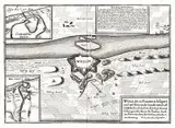 Matthäus Merian, Wollin in Pommern belägert?, Plan twierdzy Wolin w czasie wojny niemiecko-szwedzkiej, pochodzący z dzieła ?Theatrum Europaeum?, Frankfurt nad Menem, 1667 r., miedzioryt