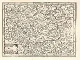 Gerardus Mercator, Polonia et Silesia, Mapa Śląska, rytowana przez Pietera van de Keere, pochodząca z dzieła ?Atlas Minor?, wyd. Judocus Hondius & Johannes Cloppenburg, 1632 r., miedzioryt, wym. 18