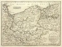 John Fielding, A map of Pomerania and Brandenburg with the frontiers of Poland, Mapa ziem Rzeczpospolitej, pochodząca z dzieła J. Seally?ego i I. Lyonsa ?A complete geographical dictionary?, Londyn, 1783 r., miedzioryt, wym. 19