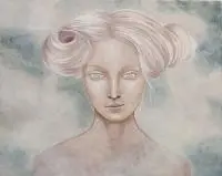 Katarzyna Kołtan, Gaja, 2015, 2015, tempera żółtkowa, płyta