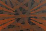 Tomasz Mistak, Untitled Corten Structure 2, 2015, 2015, akryl, płótno
