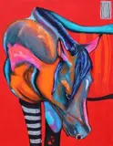 Wojciech Brewka, Horse, 2015, 2015, akryl, płótno