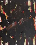 Dilan Abdulla, Bez tytułu z serii "Zepsute malarstwo", 2015, 2015, akryl, olej, płótno