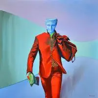 Rafał Knop, Apollo III, 2015, 2015, olej, płótno