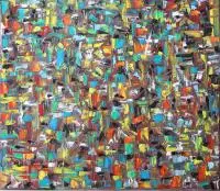 Satysfakcja, 2015 by Małgorzata Pabis, 2015, olej, płótno, sold Nov 2015