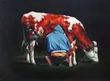 Nie tak, 2015 by Agnieszka Korybut-Daszkiewicz, 2015, olej, płótno, sold Aug 2015