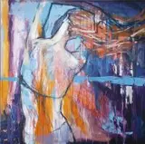 Małgorzata Sęk, She is Like the Wind, 2015, 2015, akryl, płótno