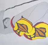 Viola Tycz, Moja tęcza V, 2015, 2015, akryl, płótno