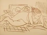 Tymon Niesiołowski, Akt leżący, 1949 r.