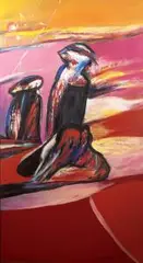 Henryk Mądrawski, Od zmierzchu do świtu (II), 1994 r., 1994, olej, płótno