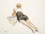 Wojciech Weiss, Na plaży w Nicei I, 1925 r.