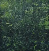Martyna Borowiecka, Trawa z cyklu "Wokół mnie", 2012, 2012, olej, płótno