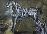 Edyta Hul, Bez tytułu V-5, 2015, 2015, akryl, płótno