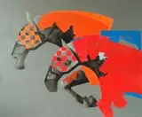 The winners path, 2015 by Anna Zalewska, 2015, akryl, płótno, sold Jun 2015