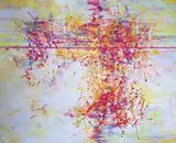 Marta Zawadzka, 374 Love, 2015, 2015, akryl, spray, płótno