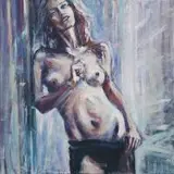 Agnieszka Figurska, Akt, 2015, 2015, akryl, płótno