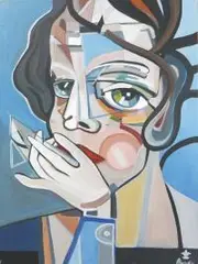 Paweł Porada, Wspomnienia, 2015, 2015, akryl, płótno