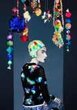 Folk Lory, 2015 by Paulina Zalewska, 2015, akryl, płótno, sold May 2015