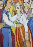 Tomasz Tajak, Nieskromne zamiary, 2015, 2015, akryl, płótno