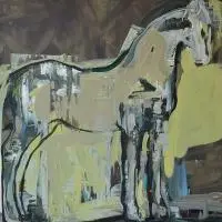 Edyta Hul, Bez tytulu V-2, 2015, 2015, akryl, płótno