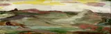 Štúdia krajiny by Mária Medvecká, okolo 1970, olej na plátne, sold Jun 2007