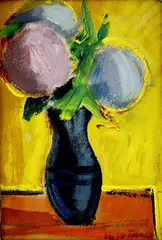 Imrich Vysočan, Kytica, okolo 1960, tempera na kartóne