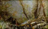 Lesné ticho by Ladislav Mednyánszky, okolo 1885, olej na plátne, sold Jun 2007