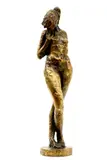 Jozef Kostka, Stojaci akt (Zamyslená), okolo 1955, bronz