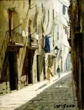 De Soto, Taliansky motív II., okolo 1920, olej na plátne