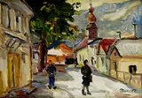 Štefan Prukner, Dedinské námestie