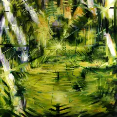 Marcel Mališ, Greenpiece, 2006, olej, akryl na plátne